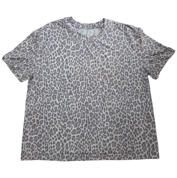 Johnny Was Calme Life In Motion Animal Print Gym Top - Picture 1 of 5